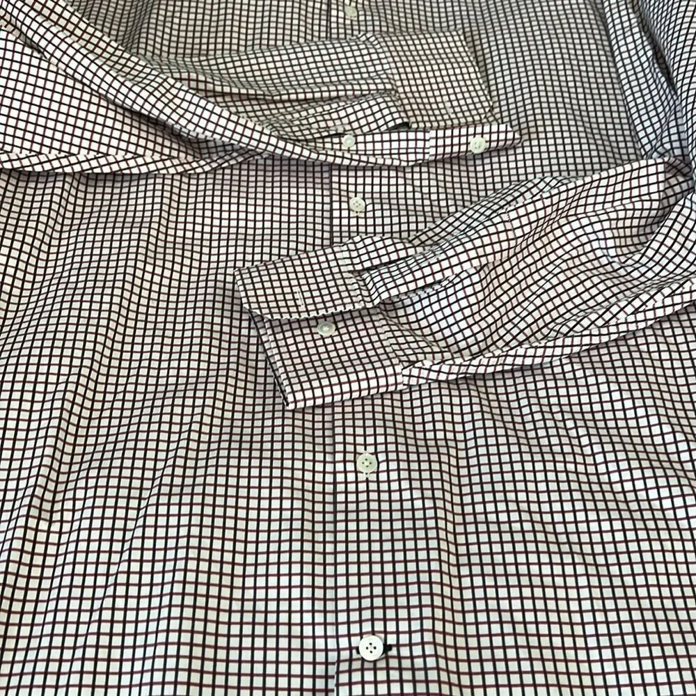 Banana Republic Plaid Button Down Shirt Size Large